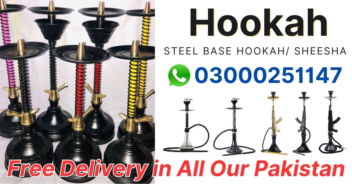 Steel Base Hookah in Pakistan - Islamabad