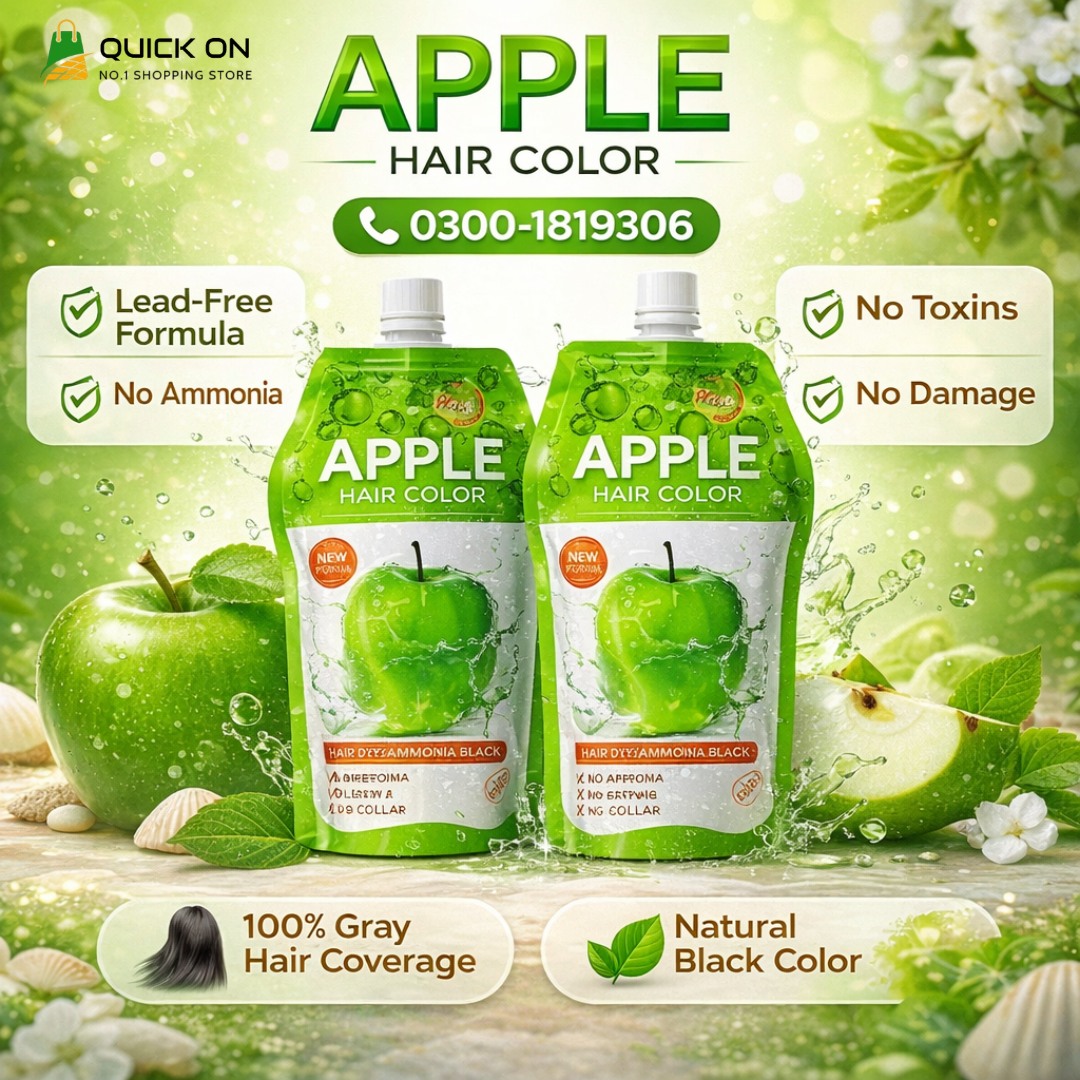 Apple Hair Color Application Tips for Beginners Quickon.pk 03001819306 - Lahore