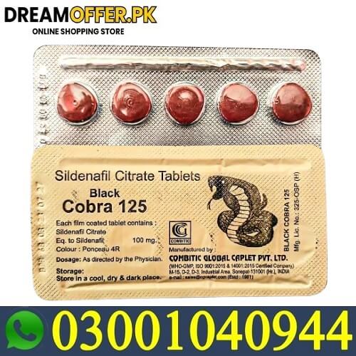 Black Cobra 125mg Tablets in Pakistan \ 03001040944 - Islamabad