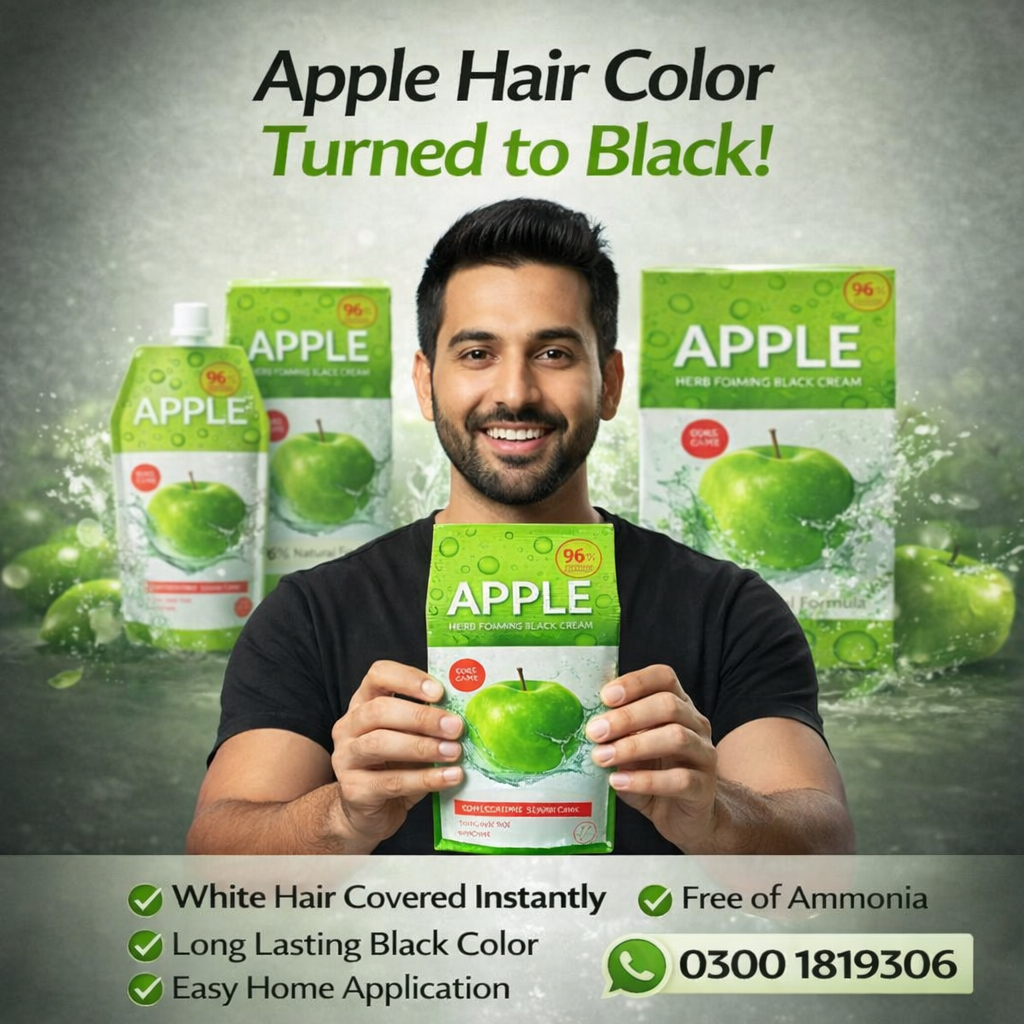 Best Apple Hair Color Price In Gujrat: for White Gray Hair Coverage - Multan