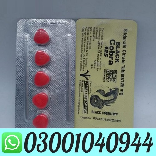 Black Cobra 125mg Tablets in Larkana | 03001040944 - Larkana