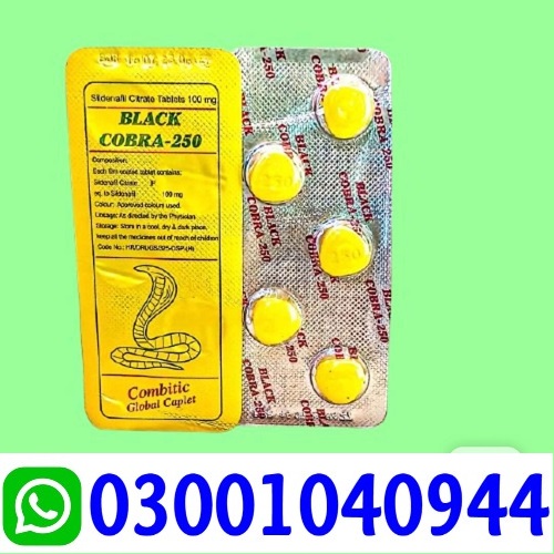 Black Cobra 250mg Tablets in Bahawalnagar | 03001040944 - Bahawalnagar