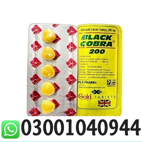 Black Cobra 200mg Tablets in Lahore _ 03001040944 - Lahore