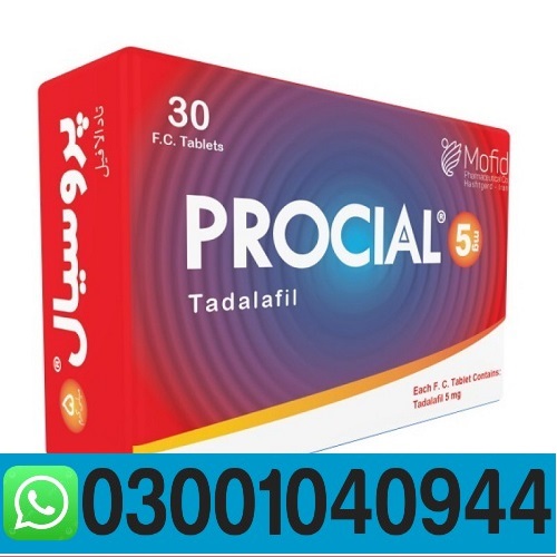 Procial 5mg Tadalafil Tablets in Layyah ( 03001040944
