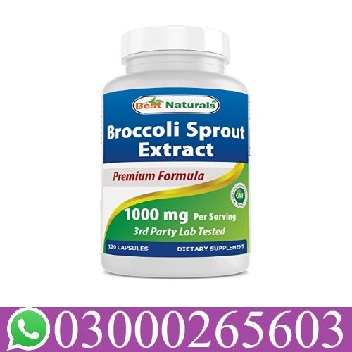 Best Naturals Broccoli Sprouts Extract 1000mg | 120 Capsules in Shikar