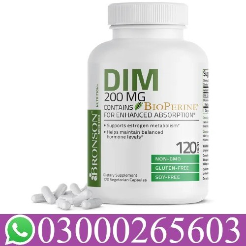 Bronson Dim With Bioperine 200mg – Hormone Support In Bhalwal
