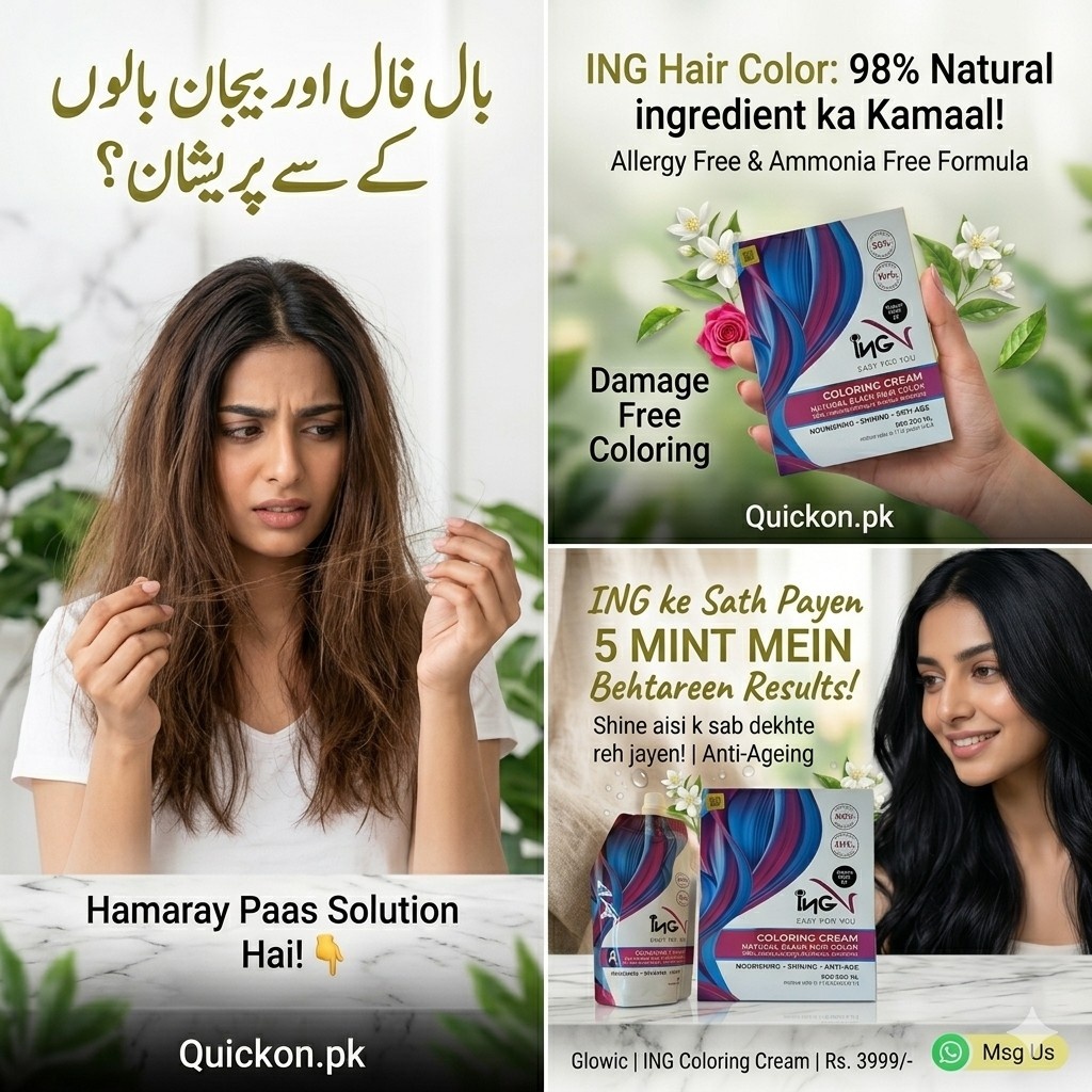 Buy Original ING Hair Color Price in Sargodha - ING Hair Color