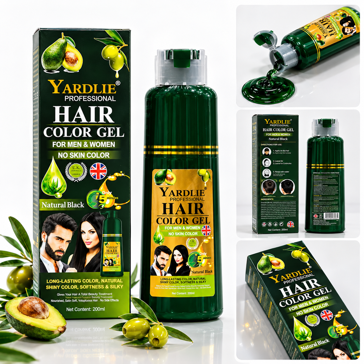 Buy Original Yardlie Hair Color gel Price in Sialkot