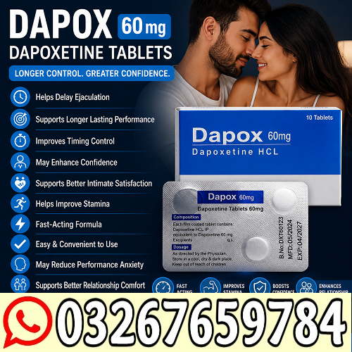 Dapoxetine 60 mg Tablets in Okara < O326.7659784