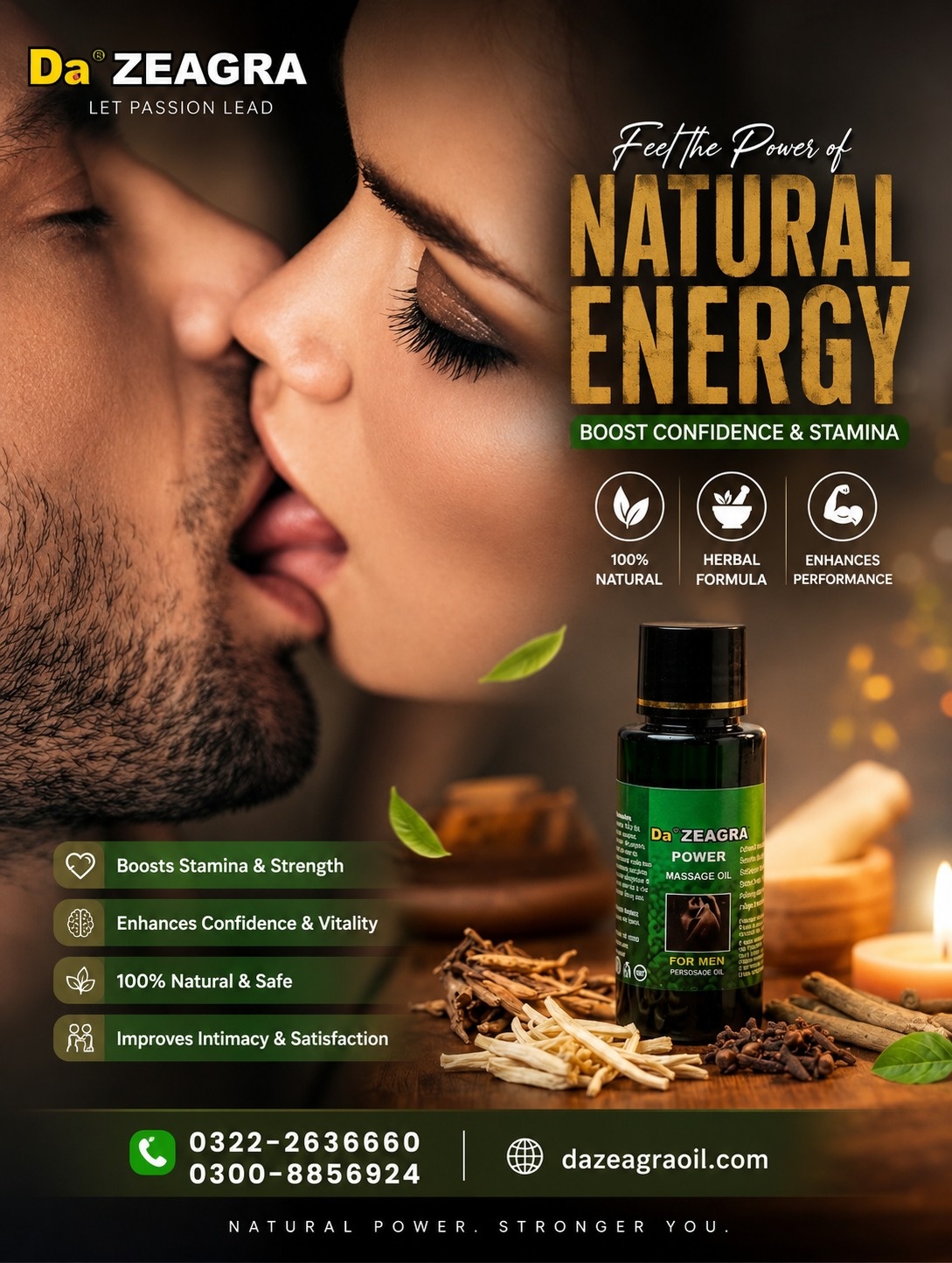 Da Zeagra Power Massage Oil Best Price In Pakistan | 0322-2636660