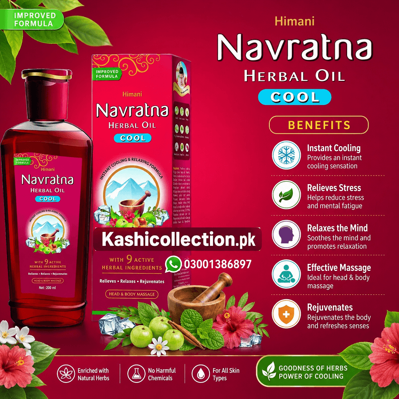 Navratna Herbal Oil in Multan- 03001386897