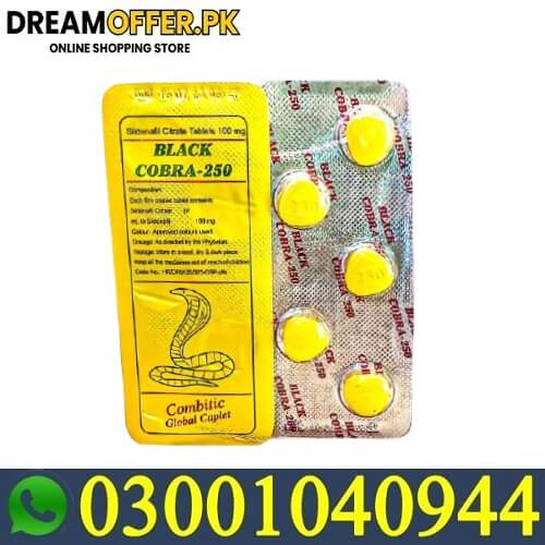 Black Cobra 250mg Tablets in Multan-03001040944