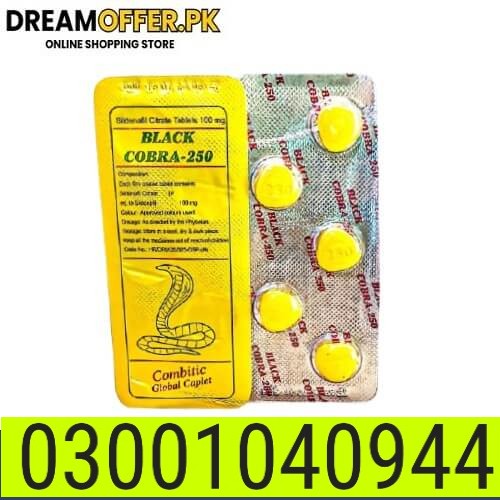 Black Cobra 250mg Tablets in Karachi	- 03001040944