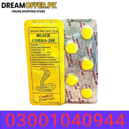 Black  Cobra 250mg Tablets in Kasur - 03001040944