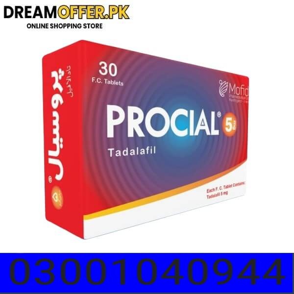 Procial 5mg Tadalafil Tablets in Karachi-03001040944