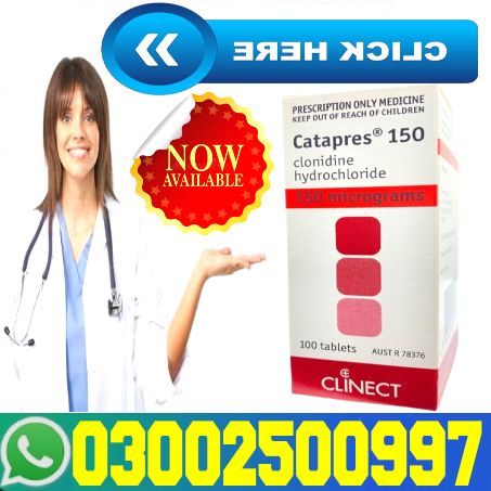 Glenwood Catapres 100mcg Tablets In Rawalpindi & 03002500997
