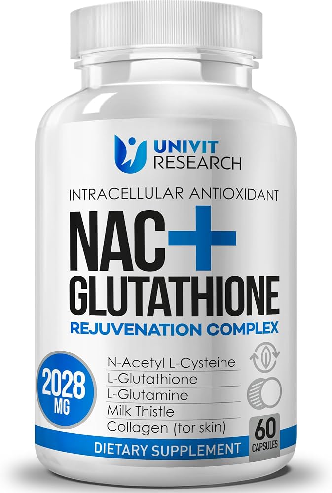NAC + Glutathione Capsules – Antioxidant & Detox Support for Liver