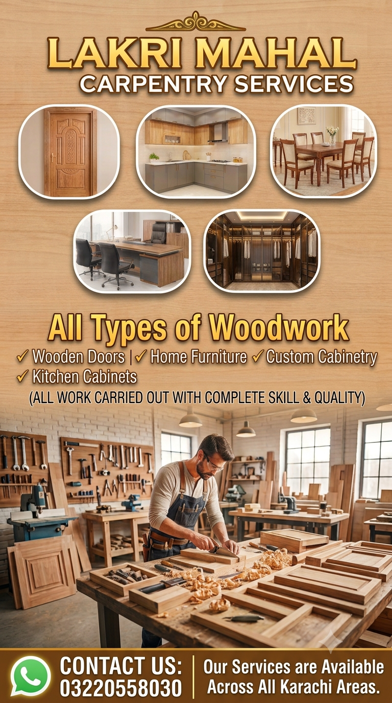 Woodworker Karachi
