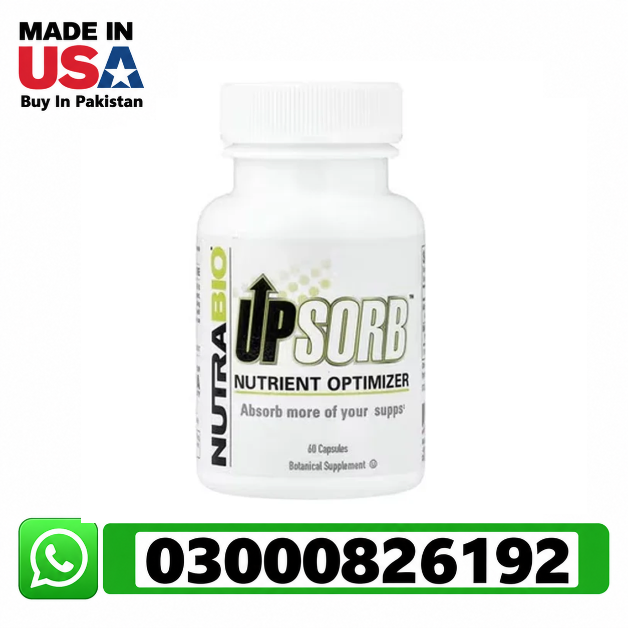 NutraBio UpSorb™ 60 Capsules in  Jhelum | 03000826192