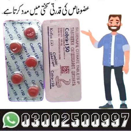 Black Cobra 150 Tablets In Pakistan ! 03002500997 ! FOR ED
