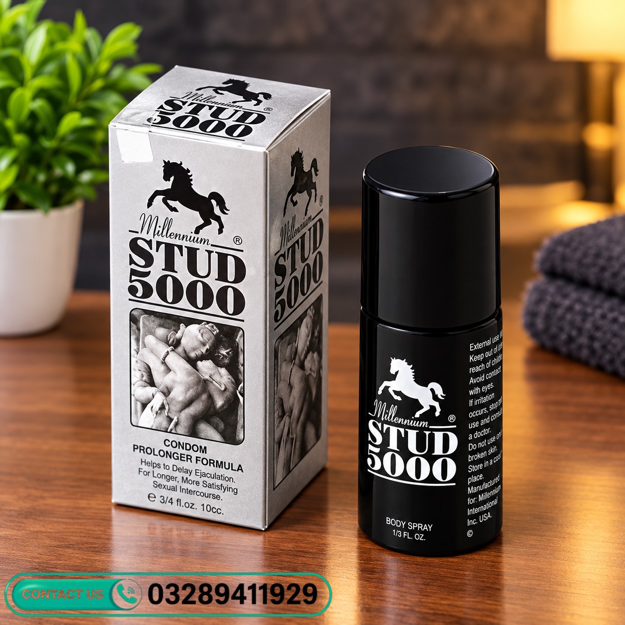 Millennium Stud 5000 Long Timing Spray For Men in Pakistan 03289411929