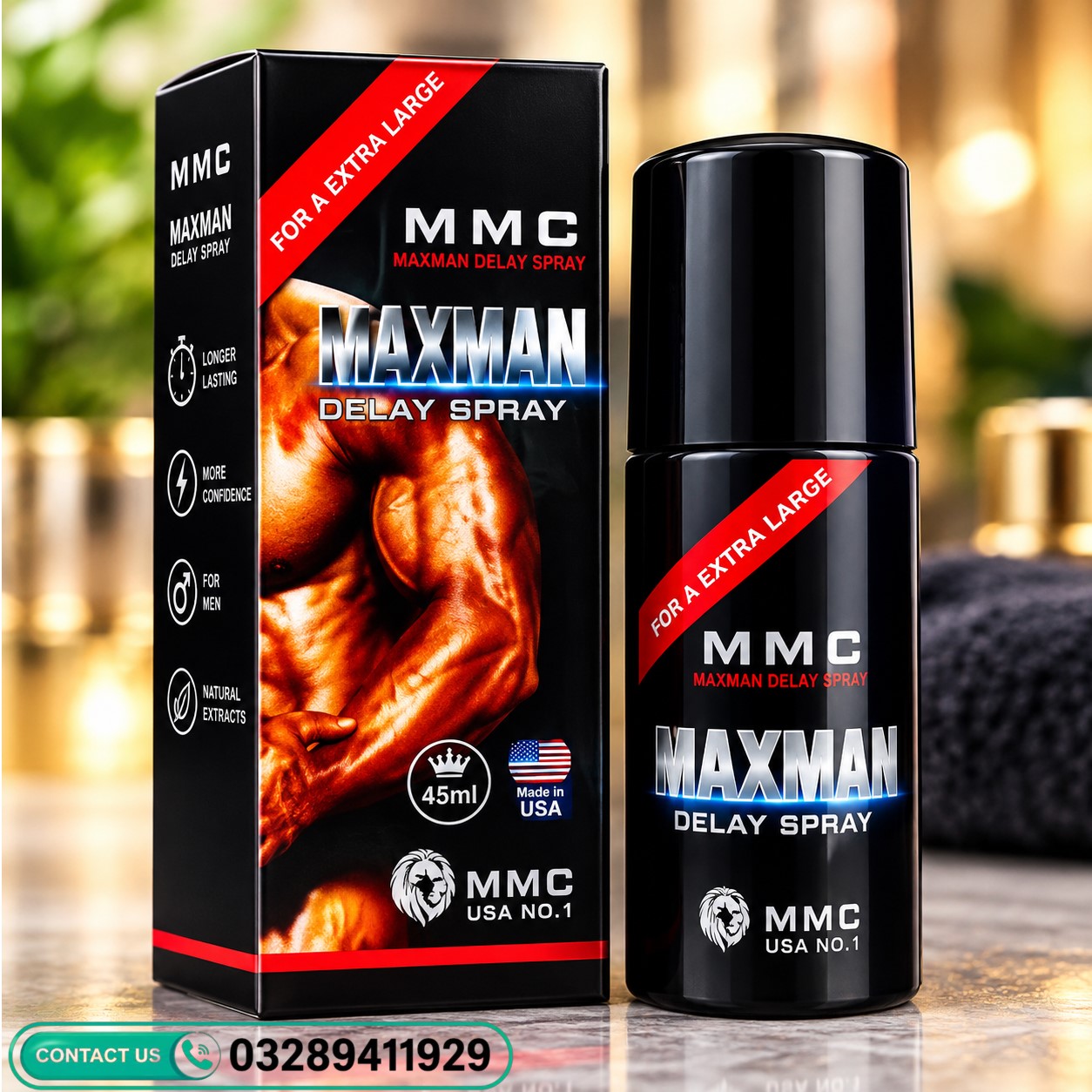 Mmc Maxman Delay Spray Price In Pakistan / 03289411929