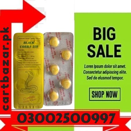 Black Cobra Tablets in Islamabad (0300*2500997) - for men#