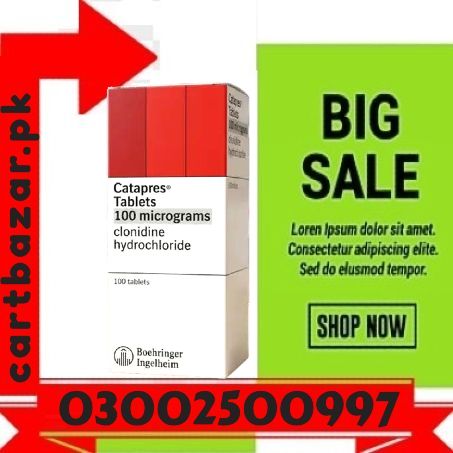 Catapres 100 mcg Tablets In Pakistan = 03002500997 = Fast