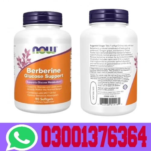 Berberine Glucose Support Softgels Price in Pakistan | 03001376364