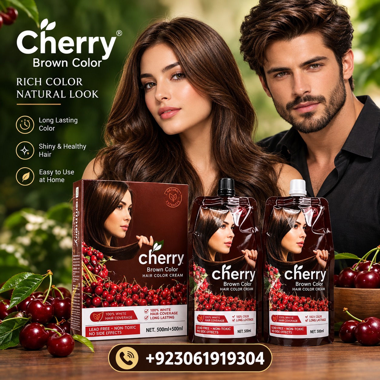 Best Cherry Brown Hair Color Online in Pakistan
