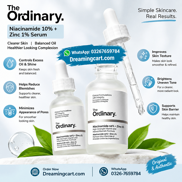 The Ordinary Niacinamide Zinc Serum In Hyderabad- 03267659784