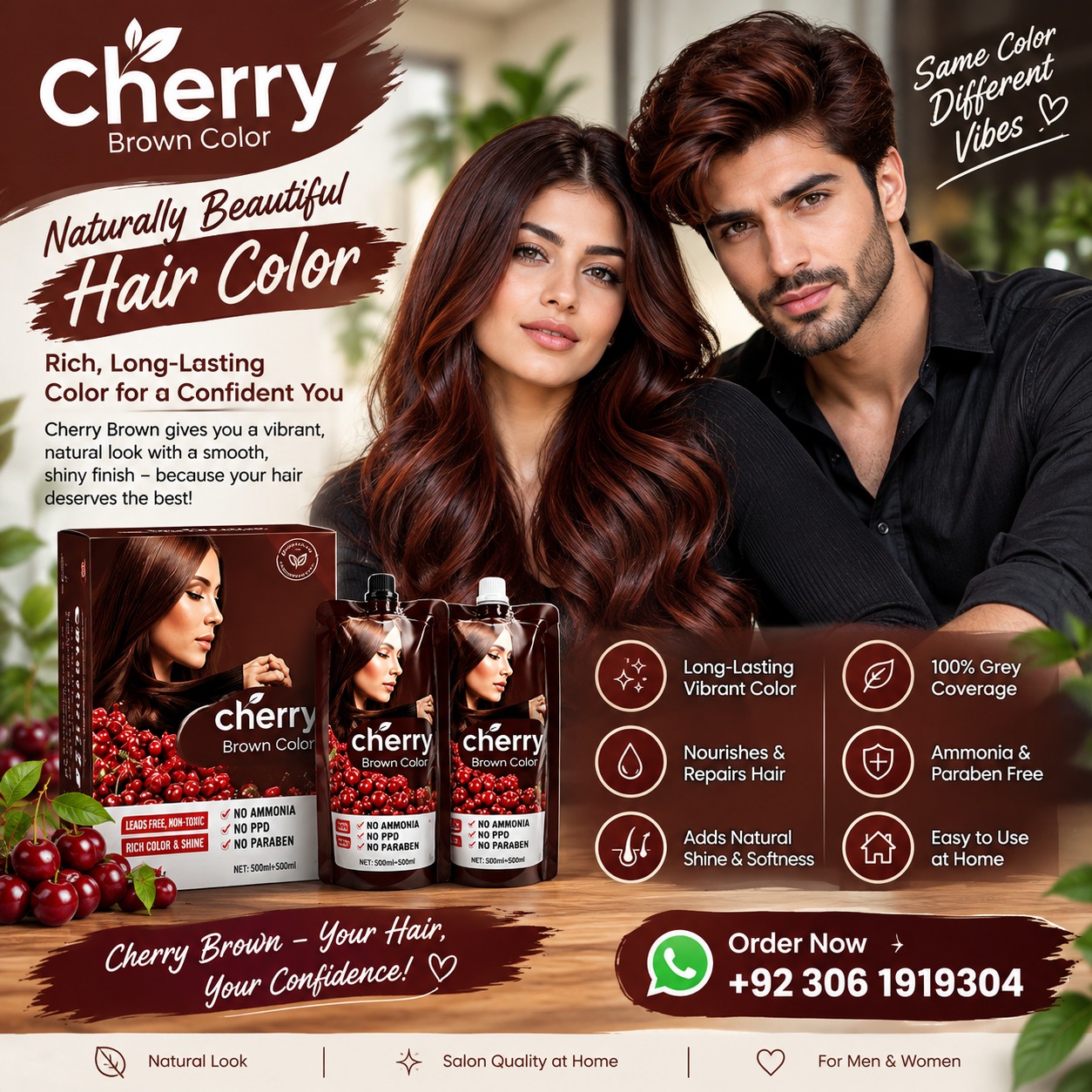 Cherry Brown Hair Color Latest Price in Pakistan