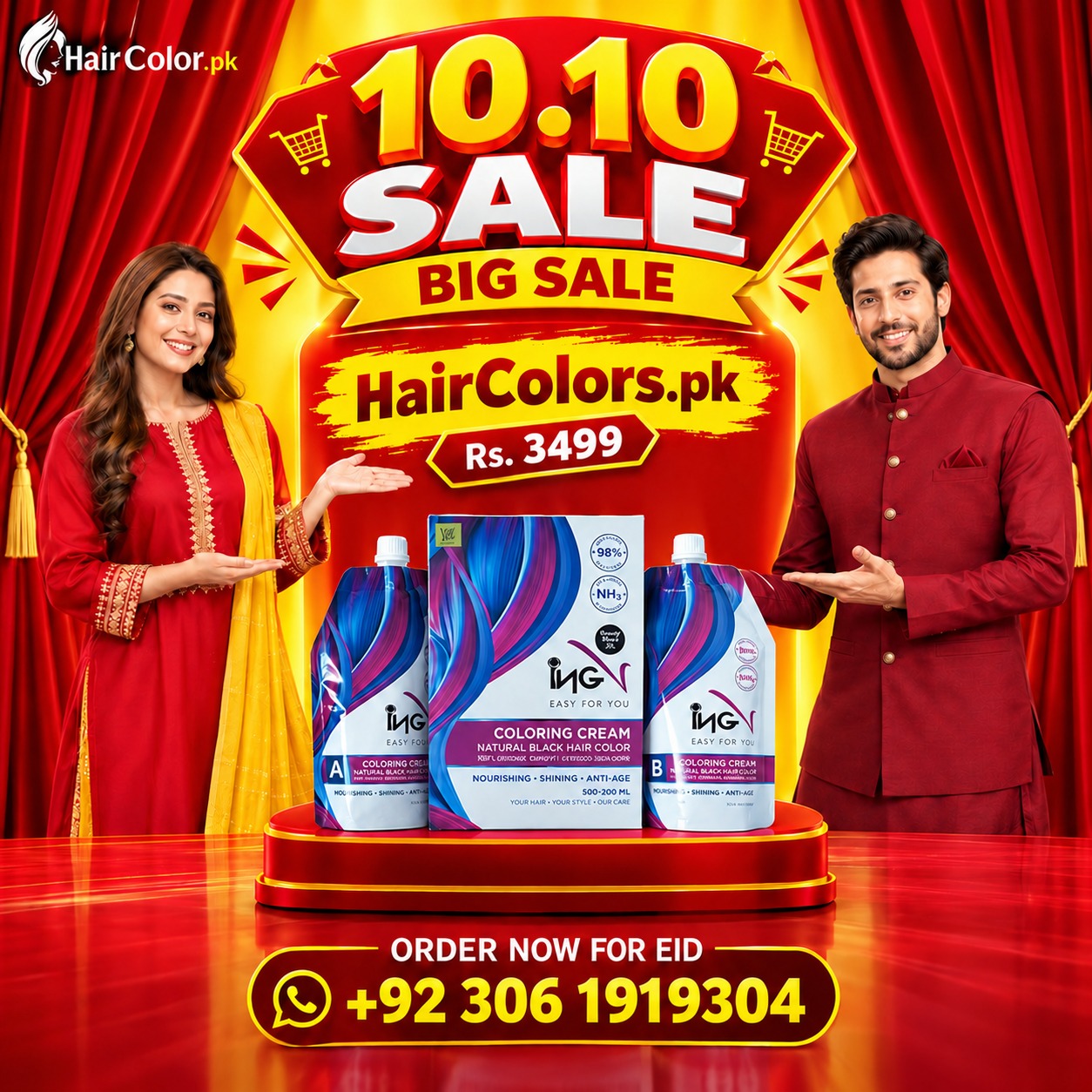 ING Hair Color Cream Online at Best Price