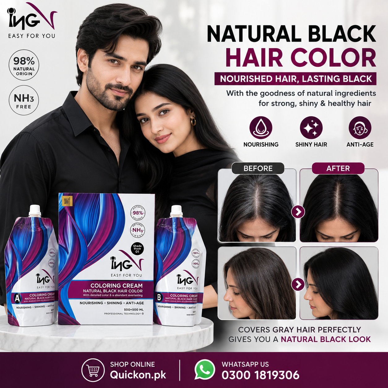 Ing Hair Color Price in Arifwala